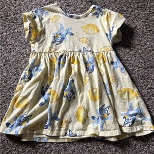 Bluey Lemon Yellow Dress